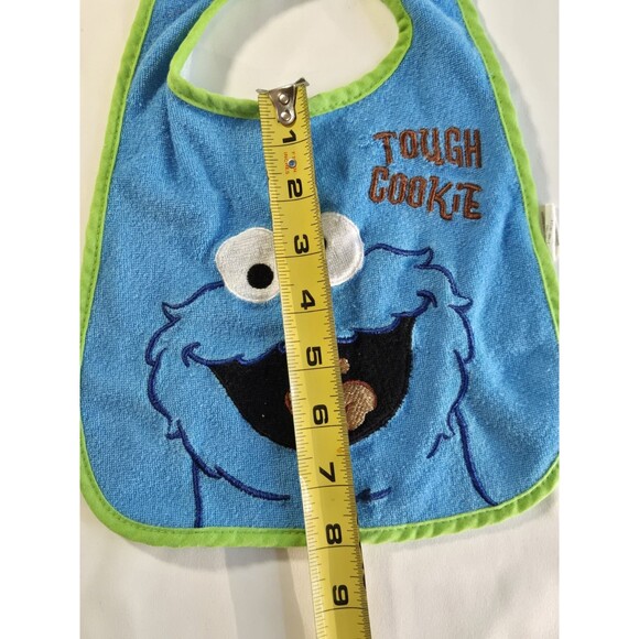 Sesame Street Cookie Monster Baby Bib – Blue Infant Feeding Accessory - Picture 3 of 7